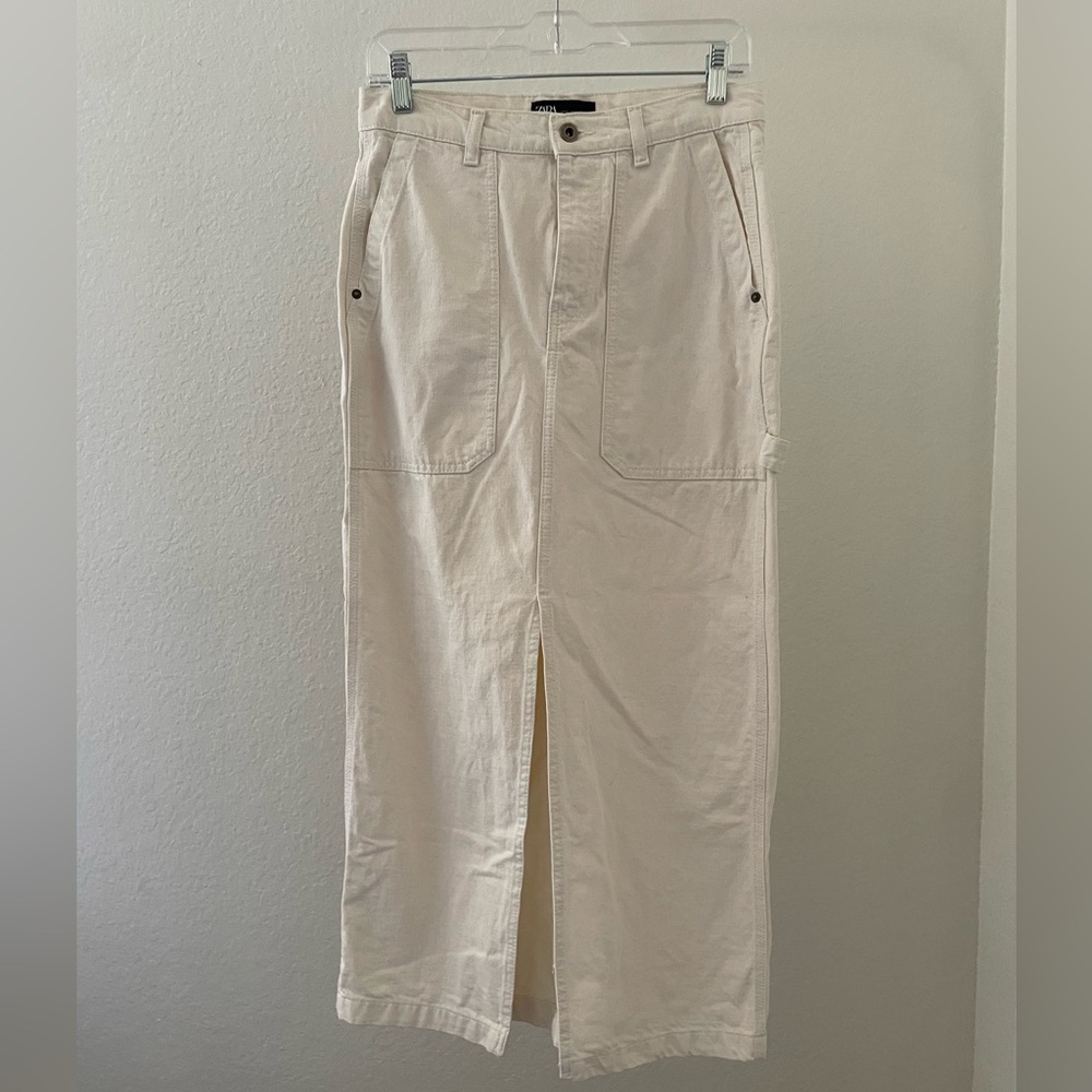 Women’s Zara ZW premium worker skirt